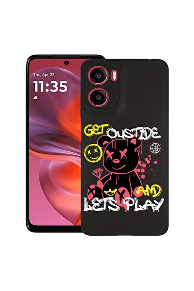 bestcase ¬Æ Husa pentru Motorola Moto E15 / Moto G05, Teddy Bear Lets Play, S...