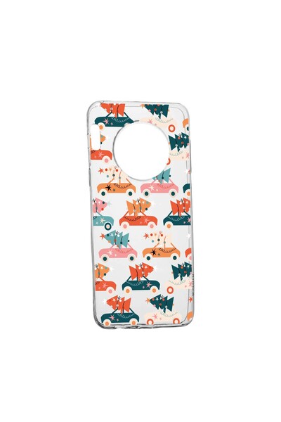 bestcase Θήκη σιλικόνης, Συμβατή με Huawei Nova Y90, Εποχή Χριστουγέννων, ανθ...