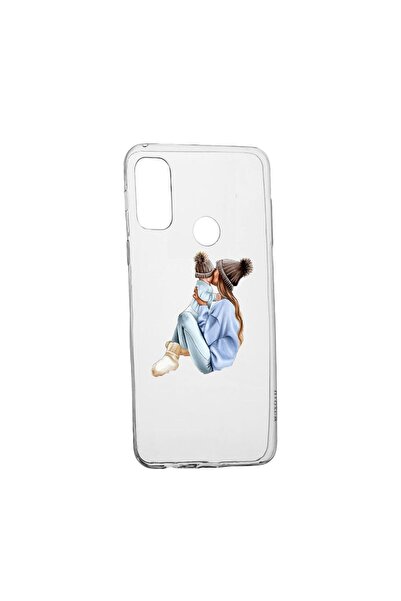 bestcase Husa Silicon Girl Mom, Compatibila Cu Motorola Moto E40, rezistenta ...
