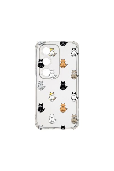 bestcase Husa pentru OPPO A80 5G, BestCase¬Æ Anti Shock 1.5MM, Cat Pattern, R...