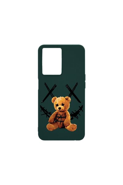 bestcase Тънък силиконов калъф 0.8ММ, съвместим с OPPO A77, Усмивка на плюшен...