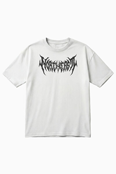 barsdepo Oversize White T-Shirt Angel Wings Printed 100% Cotton Unisex Street...