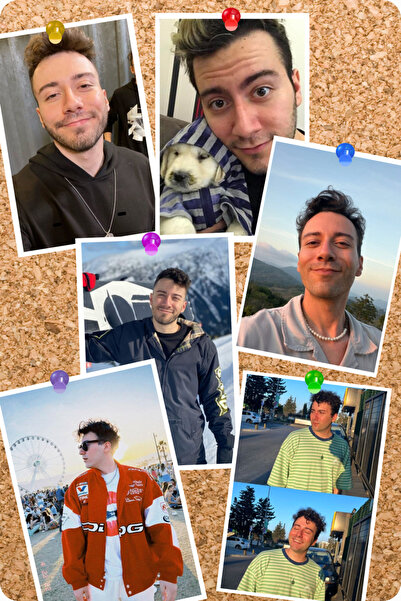 GameBulance Enes Batur Themed 6 Piece Board Card Set |   Enes Batur Photo Cards