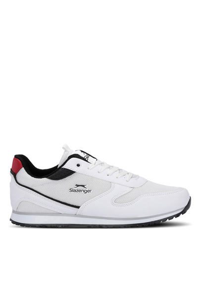 Slazenger Ironics I Men's Large Size White / Black Casual Sneakers