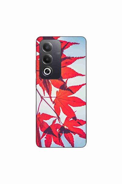 OEM Husa compatibila cu Oppo A80 Silicon Gel Tpu Model Frunze de toamna