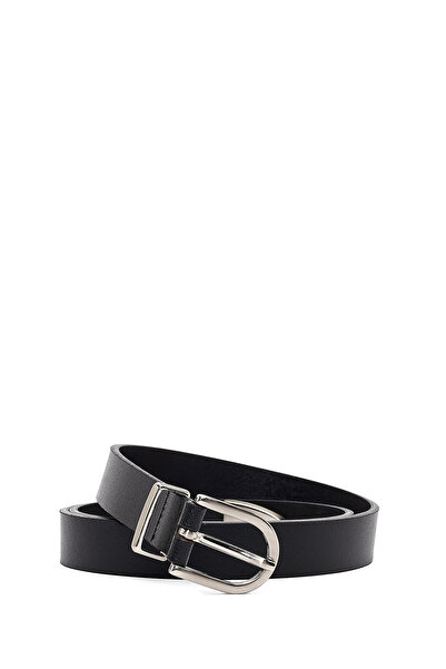 Derimod Men's Black Leather Belt 000A2D1307118