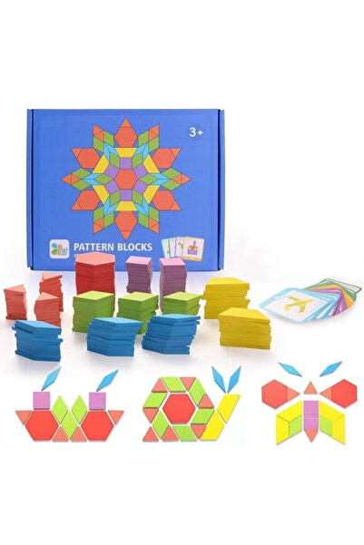 Toy Creative Educational Toys for Kids: 155-Piece Wooden Puzzle Block Set, Ge...