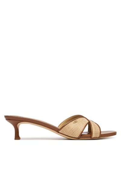 Michael Kors BEJ KADIN TOPUKLU SANDALET CASSIDY KITTEN