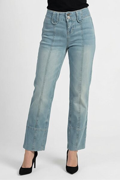 Don't Call Me Bro Women Regular Fit Stretchable Washed Capri Jeans, Blue