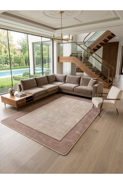 Brillant Modern Lateks Taban Salon Yolluk Antre Halı