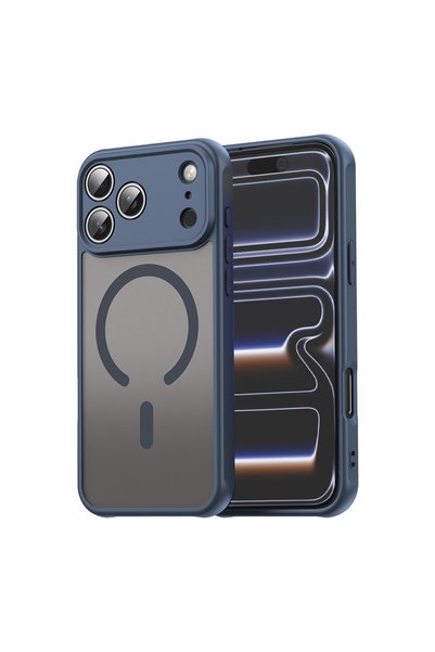 Evolium Phone Case for iPhone 17 Pro, MagSafe, TPU, Evolium, Blue