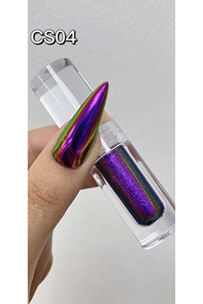 OEM Pigment pentru unghii, Pudră lichidă cu efect de crom, CS04