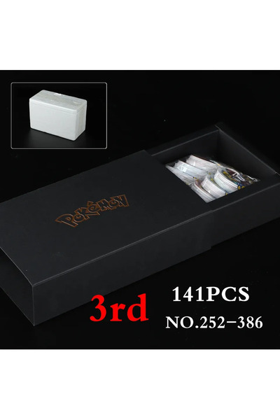 Choice1 3 Generation 141 PCS Pokemon Tazos Album 1st/2nd/3rd Edition Ash Ketc...