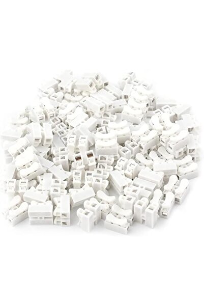 Generic 100pcs 10A 220V CH-2 Quick Connector 2-Position Spring Wire Connector...
