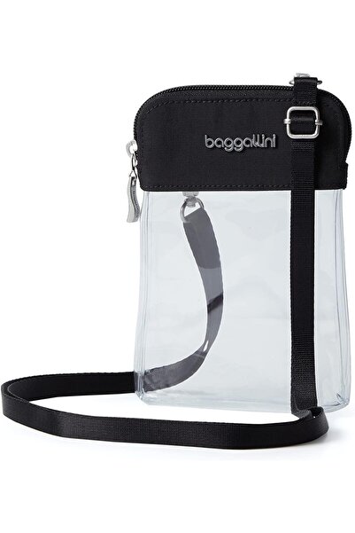 Baggallini حقيبة كروس بودي شفافة من براينت ستيديوم