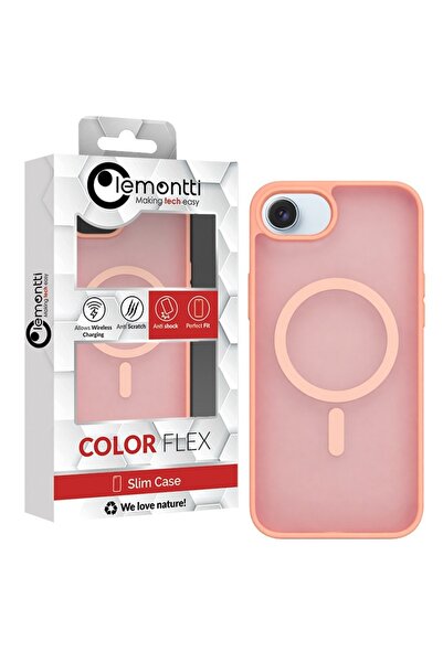 lemontti Husa EliteGuard Magsafe iPhone 17e / iPhone 16e Portocaliu