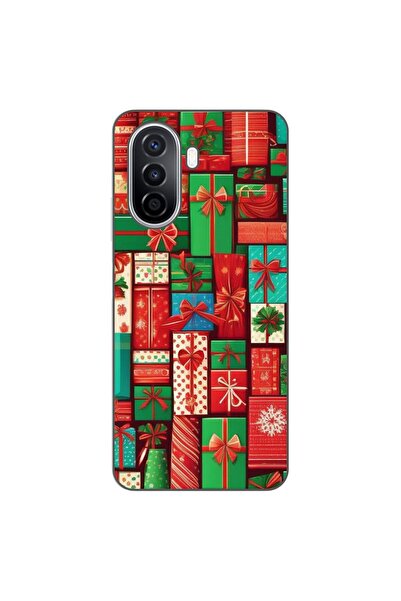 OEM Θήκη συμβατή με Huawei Nova Y70, από σιλικόνη gel TPU, με σχέδιο Χριστουγ...