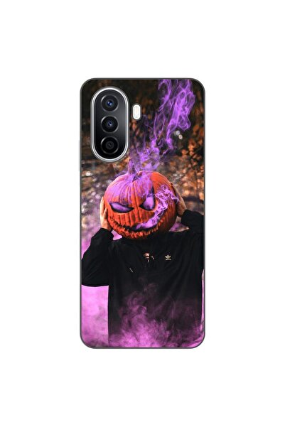 OEM Husa compatibila cu Huawei Nova Y70 Silicon Gel Tpu Model Halloween Cap D...