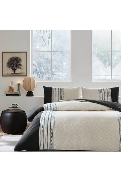 Özdilek Double Duvet Cover Set Cool Line Beige