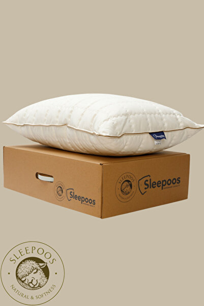 Sleepoos %100 Organik Yün Yastık 50x90 Büyük Boy