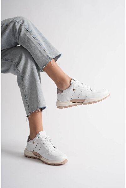 Kadın %100 Hakiki Deri Sneaker Günlük Premium Spor Ayakkabı