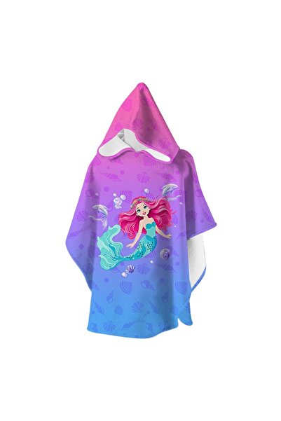 SLIPSTOP Παιδική Πετσέτα Παραλίας Μωβ Lisa Poncho