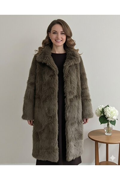 DAY BY DAY Luxury Elegant Multi Colors Available Thick Warm Long Fur Jacket (...