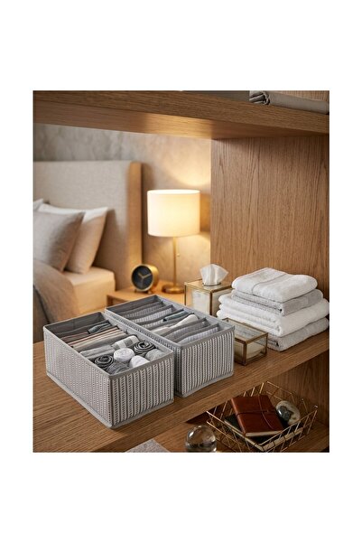 Pixue 2-Piece m Size 8-Compartment Accordion Organizer Set (41X15X14 cm)