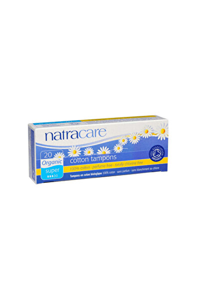 Natracare Tampoane Super Organice Vegane 20 bucăți