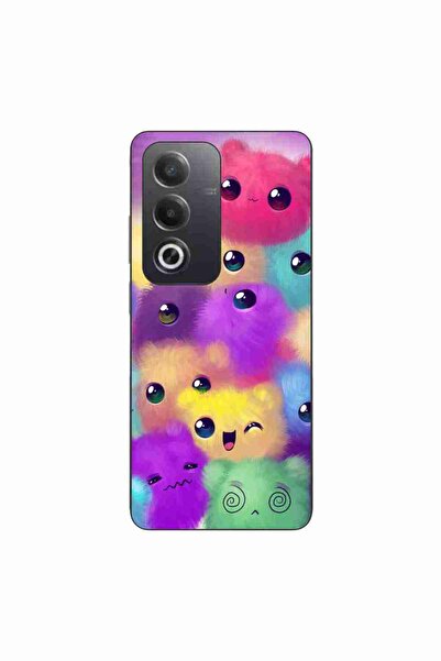 OEM Husa compatibila cu Oppo A80 Silicon Gel Tpu Model Pufosi Colorati
