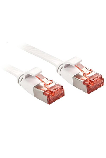 LİNDY Cablu patch Cat6 U/FTP plat alb 2.00m