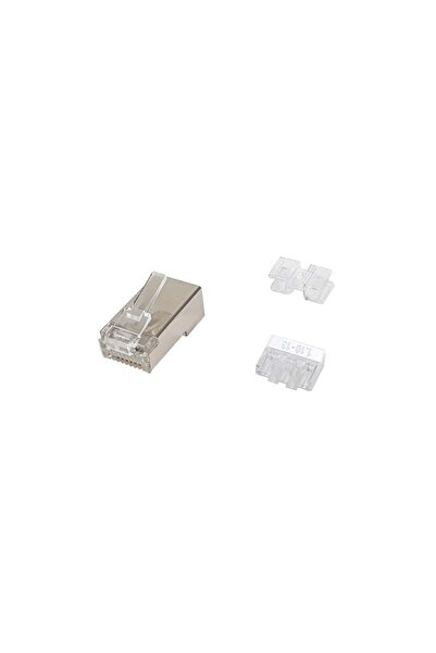 EQUIP Stecker Cat6a geschirmt RJ45 100Stk transp.