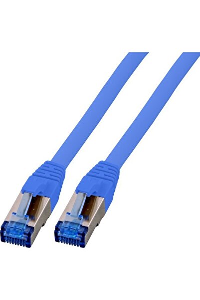 EFB Cordon de patch RJ45 S/FTP Cat.6A Cat7 TPE superflex 0.50m albastru