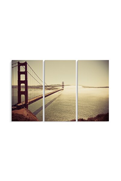PRINTFINIT Tablou Canvas Podul San Francisco | 3 Piese