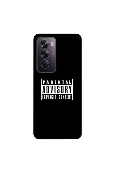 OEM Husa compatibila cu Oppo Reno12 Pro Silicon Gel Tpu Model Parental Advisory