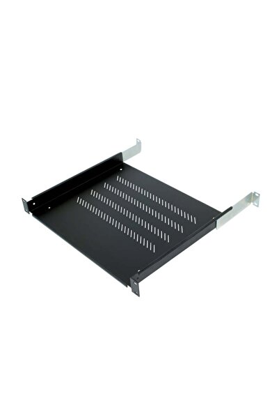 TRITON Police s perforac√≠ 19 ", 1U/150mm, sarcină maximă 15kg, ƒçern√ °