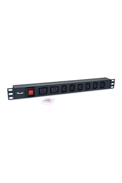 EQUIP Bară de alimentare de 19 inch, 6xIEC C13/2xIEC C19 la IEC C20