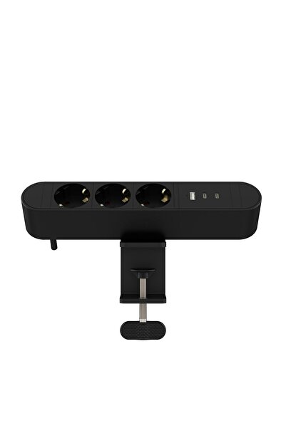 MicroConnect Priză multiplă de birou cu 3 prize Schuko, 1 x USB-A, 2 x USB-C,...