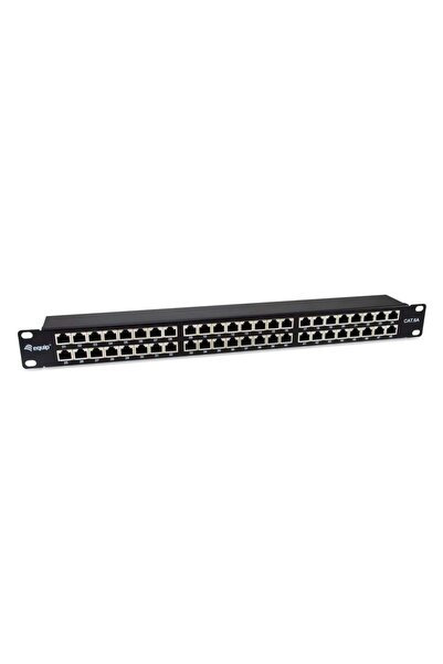 EQUIP 19" Patchpanel 48xRJ45 Cat6a FTP 1U 500MHz RAL9005