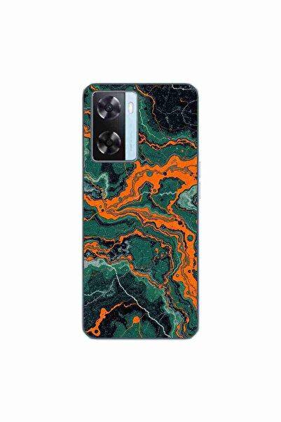 OEM Husa compatibila cu Oppo A57s Silicon Gel Tpu Model Soft Jade Marble