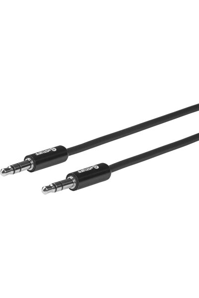 eSTUFF Cablu Minijack 3.5mm 0,5m 3.5mm Tată - Tată Negru