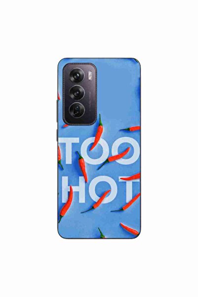 OEM Husa compatibila cu Oppo Reno12 Pro Silicon Gel Tpu Model Mesaj Too Hot