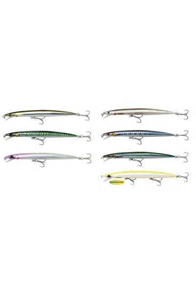 Jerk Minnow 175 mm 25 gr Floatıng Sahte Balık Pink Head-PINK HEAD