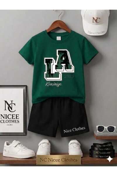 NC Nicee Clothes ΚΑΛΟΚΑΙΡΙΝΟ ΠΑΙΔΙΚΟ ΜΠΛΟΥΖΑΚΙ ΚΑΙ ΣΟΡΤΣ UNISEX (ΣΧΕΔΙΟ KES C...