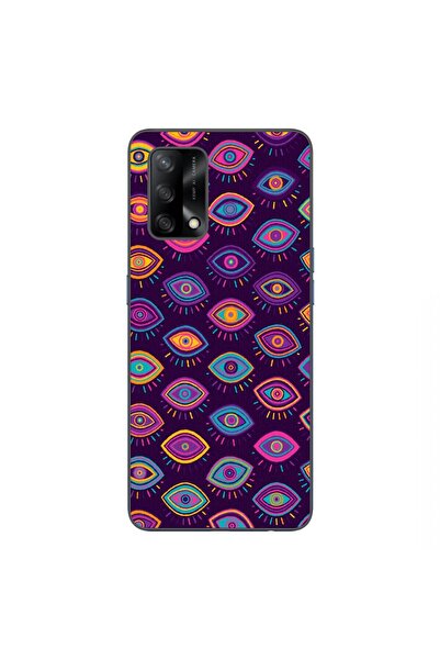 OEM Husa compatibila cu Oppo A74 4G Silicon Gel Tpu Model Tribal Eyes