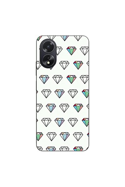 OEM Husa compatibila cu Oppo A38 4G Silicon Gel Tpu Model Diamonds Pattern Tr...