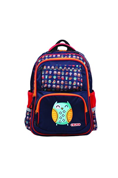 Herlitz Rucsac Spark Happy Owls, sistem antigravity, 30 x 13 x 45 cm