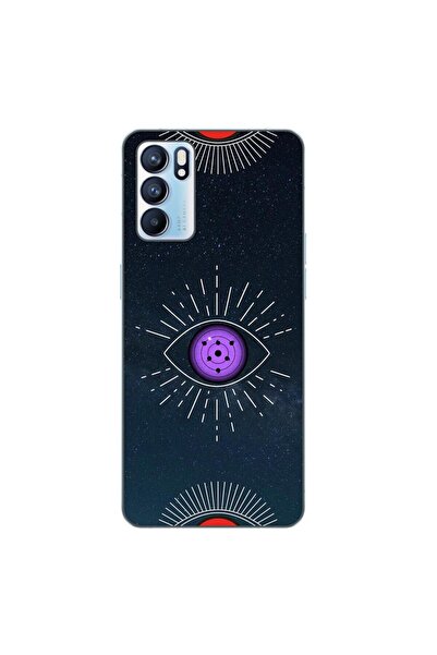 OEM Husa compatibila cu Oppo Reno6 5G Silicon Gel Tpu Model Tomoe Rinnegan Eye