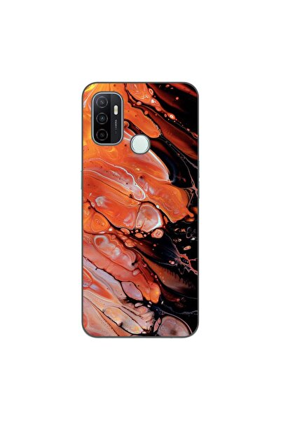 OEM Husa compatibila cu Oppo A53 Silicon Gel Tpu Model Abstract Lava Flow