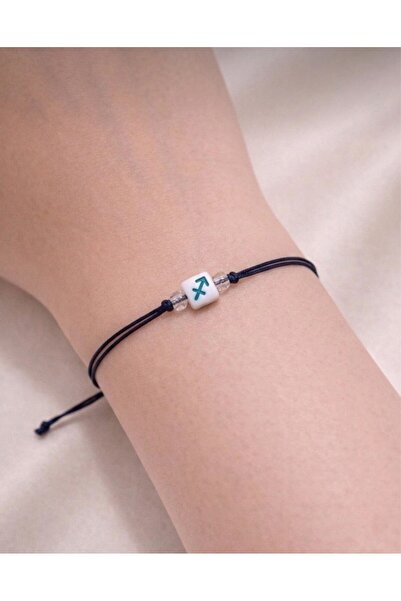 Femenino Minimal Sagittarius Zodiac Sign Drawstring Bracelet Adjustable Zodia...